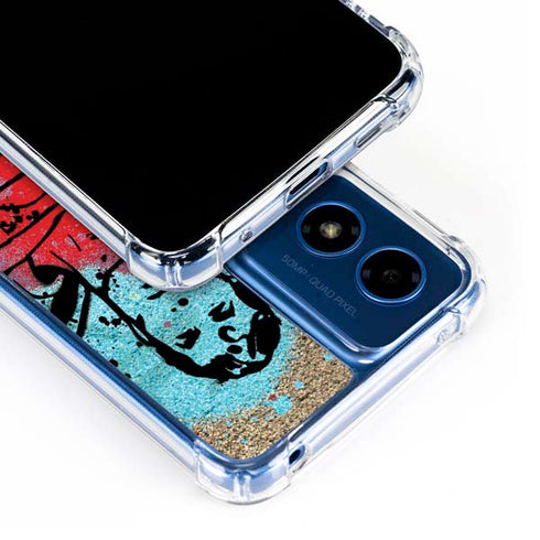 DC Comics Superman Color Splatter Moto G 5G (2024) Clear Case