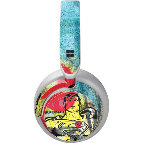 DC Comics Superman Color Splatter Surface Headphones Skin