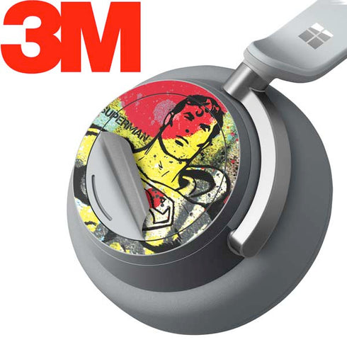 DC Comics Superman Color Splatter Surface Headphones Skin
