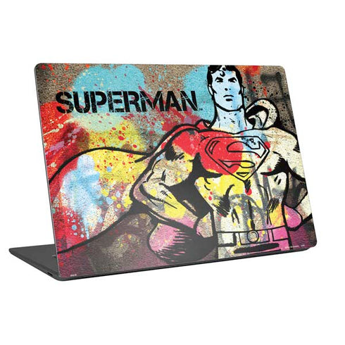 DC Comics Superman Color Splatter Laptop Skins