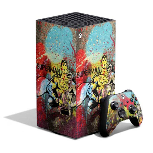 DC Comics Superman Color Splatter XBox Series X Digital Edition Bundle Skin
