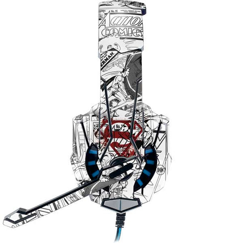 DC Comics Superman Comic Pattern Logo in Red BENGOO G9000 Skin