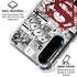 DC Comics Superman Comic Pattern Logo in Red Galaxy A36 5G Clear Case