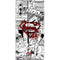 DC Comics Superman Comic Pattern Logo in Red Galaxy Note 10 Plus Skin