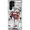 DC Comics Superman Comic Pattern Logo in Red Galaxy S23 Ultra Clear Case