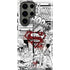 DC Comics Superman Comic Pattern Logo in Red Galaxy S23 Ultra Pro Case