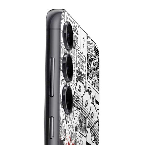 DC Comics Superman Comic Pattern Logo in Red Galaxy S24 Plus Skin