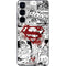 DC Comics Superman Comic Pattern Logo in Red Galaxy S24 Skin