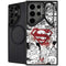 DC Comics Superman Comic Pattern Logo in Red Galaxy S25 Ultra Kickstand Case