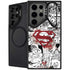 DC Comics Superman Comic Pattern Logo in Red Galaxy Cases