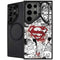 DC Comics Superman Comic Pattern Logo in Red Galaxy S24 Ultra Kickstand Case