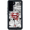 DC Comics Superman Comic Pattern Logo in Red Galaxy S24 Waterproof Case