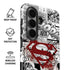 DC Comics Superman Comic Pattern Logo in Red Galaxy S26 Impact Case