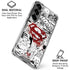 DC Comics Superman Comic Pattern Logo in Red Galaxy S26 Plus Clear Case