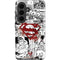 DC Comics Superman Comic Pattern Logo in Red Galaxy S26 Plus Impact Case