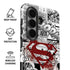DC Comics Superman Comic Pattern Logo in Red Galaxy S26 Plus Impact Case