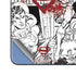 DC Comics Superman Comic Pattern Logo in Red Galaxy Z Fold5 5G Skin