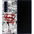 DC Comics Superman Comic Pattern Logo in Red Galaxy Z Fold6 Skin