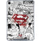 DC Comics Superman Comic Pattern Logo in Red iPad 11th Gen (2025) Clear Case