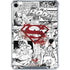 DC Comics Superman Comic Pattern Logo in Red iPad 11th Gen (2025) Clear Case