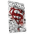 DC Comics Superman Comic Pattern Logo in Red Apple iPad Skin