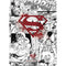 DC Comics Superman Comic Pattern Logo in Red Apple iPad Air Skin