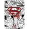 DC Comics Superman Comic Pattern Logo in Red Apple iPad Mini Skin