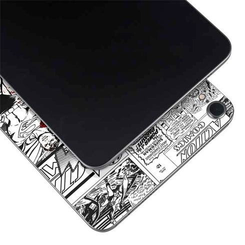 DC Comics Superman Comic Pattern Logo in Red Apple iPad Mini Skin