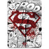 DC Comics Superman Comic Pattern Logo in Red Apple iPad Pro Skin