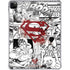 DC Comics Superman Comic Pattern Logo in Red iPad Pro 11in (2024) Clear Case