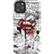 DC Comics Superman Comic Pattern Logo in Red iPhone Cases