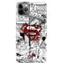 DC Comics Superman Comic Pattern Logo in Red iPhone Cases