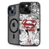 DC Comics Superman Comic Pattern Logo in Red iPhone 13 Kickstand Case