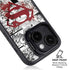 DC Comics Superman Comic Pattern Logo in Red iPhone 14 Kickstand Case