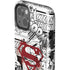 DC Comics Superman Comic Pattern Logo in Red iPhone 15 Impact Case