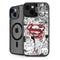 DC Comics Superman Comic Pattern Logo in Red iPhone 15 Kickstand Case