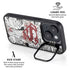 DC Comics Superman Comic Pattern Logo in Red iPhone 15 Plus Kickstand Case