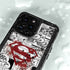 DC Comics Superman Comic Pattern Logo in Red iPhone 15 Pro Waterproof Case