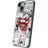 DC Comics Superman Comic Pattern Logo in Red iPhone 15 Skin