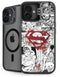 DC Comics Superman Comic Pattern Logo in Red iPhone 16 Plus Kickstand Case