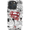 DC Comics Superman Comic Pattern Logo in Red iPhone 16 Pro Impact Case