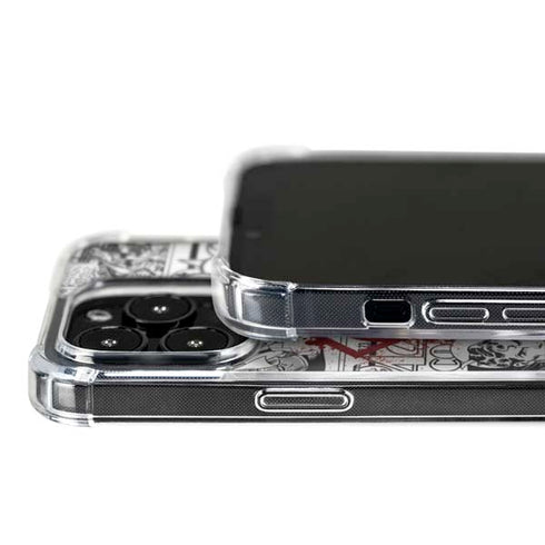 DC Comics Superman Comic Pattern Logo in Red iPhone 16 Pro MagSafe Case