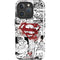 DC Comics Superman Comic Pattern Logo in Red iPhone 16 Pro Magsafe Impact Case