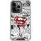 DC Comics Superman Comic Pattern Logo in Red iPhone 16 Pro Max Clear Case