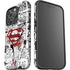 DC Comics Superman Comic Pattern Logo in Red iPhone 16 Pro Max Impact Case
