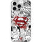 DC Comics Superman Comic Pattern Logo in Red iPhone 16 Pro Max Skin