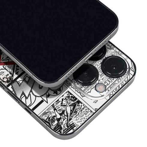 DC Comics Superman Comic Pattern Logo in Red iPhone 16 Pro Max Skin