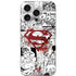 DC Comics Superman Comic Pattern Logo in Red iPhone 16 Pro Skin