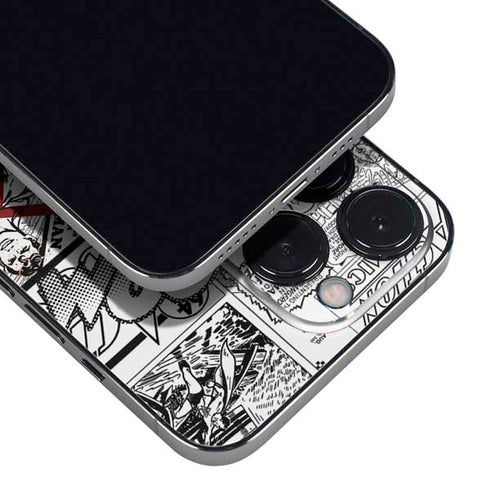 DC Comics Superman Comic Pattern Logo in Red iPhone 16 Pro Skin