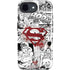DC Comics Superman Comic Pattern Logo in Red iPhone 16e Impact Case